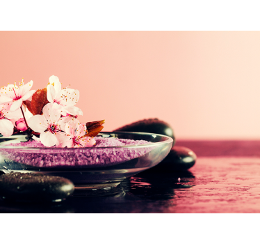 Bunch of orchid zen photo wallpaper - TenStickers