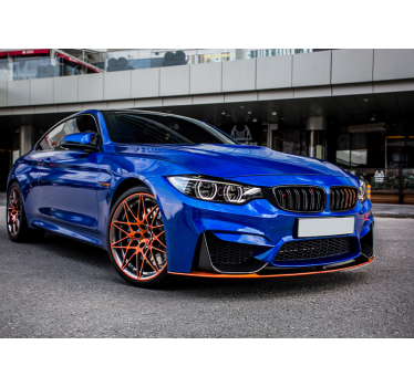 For bedroom blue sport car mural - TenStickers