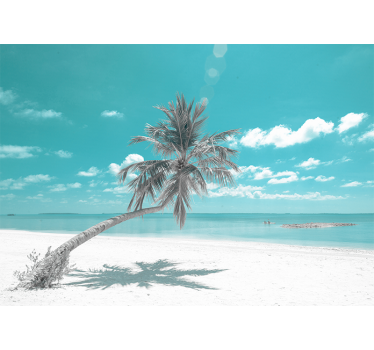 Tropical Beach Paradise sea wall mural - TenStickers