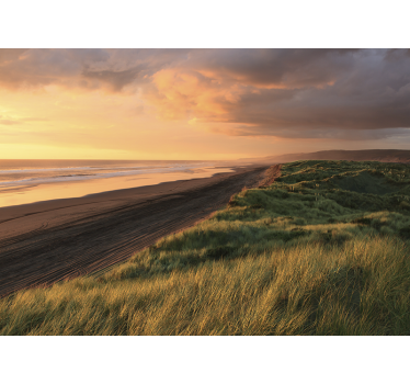 Seaside sunset harmony sea wall mural - TenStickers