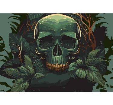 Deaths Head wall mural - TenStickers
