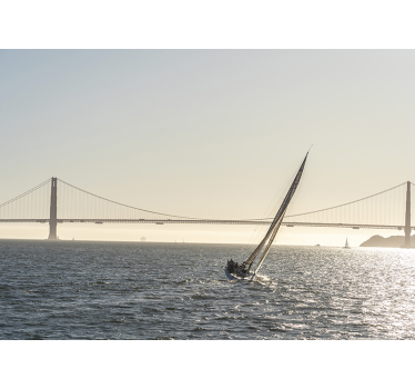 San Francisco Bay City wall mural - TenStickers
