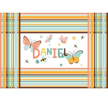 butterflies and bees custom murals - TenStickers