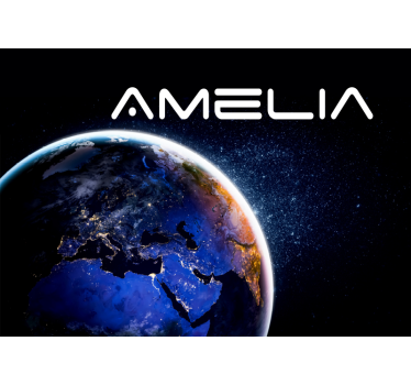 The Earth seen from the space mural wallpaper - TenStickers