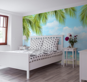 Beach views landscape wall mural - TenStickers