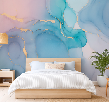 Calm water effect murals for teenage bedrooms - TenStickers