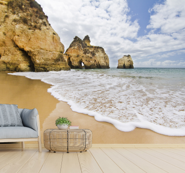Coast landscape wall mural - TenStickers