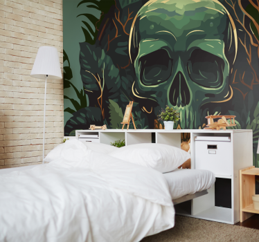 Deaths Head wall mural - TenStickers
