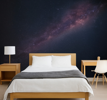 Galaxy with stars murals for teenage bedrooms - TenStickers