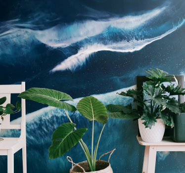Ocean Wave Serenity sea wall mural - TenStickers