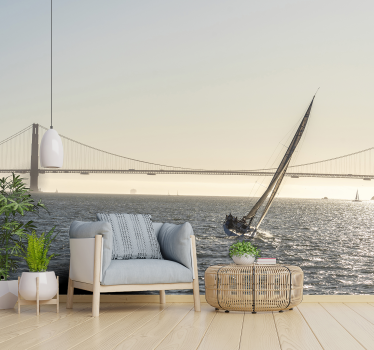San Francisco Bay City wall mural - TenStickers