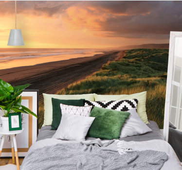Seaside sunset harmony sea wall mural - TenStickers