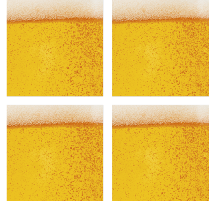Beer texture coaster beer mats - TenStickers