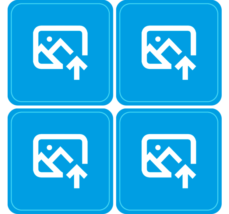 Personalised Dog Photo coasters - TenStickers