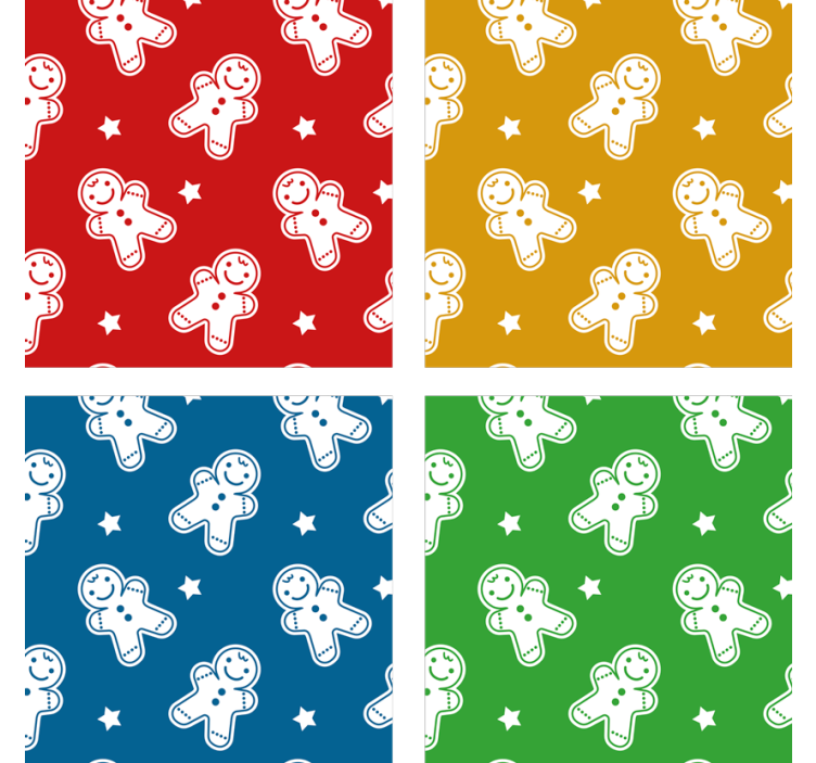 Christmas Cookies vinyl drink coaster - TenStickers