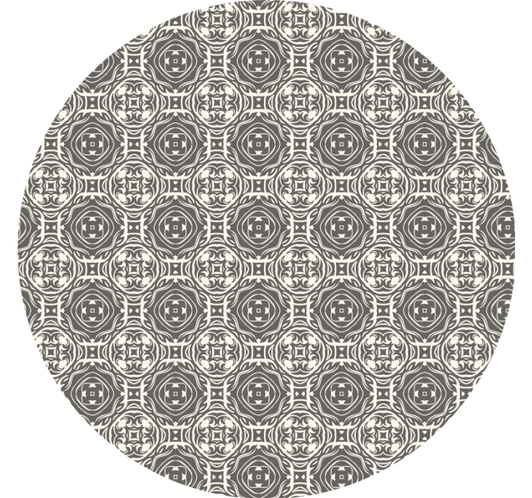 Texture coaster with circular patterned surface - TenStickers