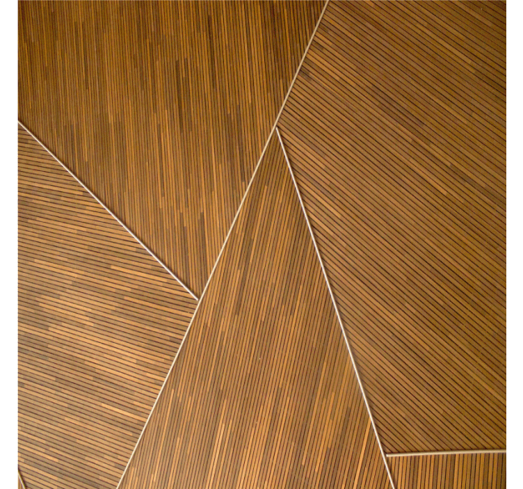 Texture coaster geometric wood design - TenStickers