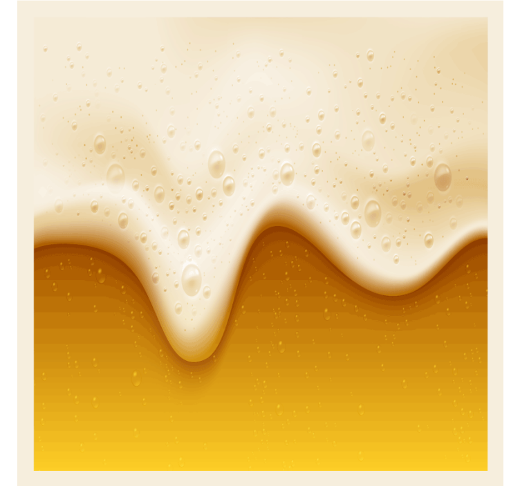 Beer mats for frothy drink protection - TenStickers