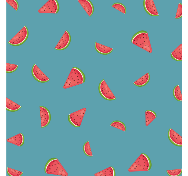 Modern coasters colorful watermelon design - TenStickers