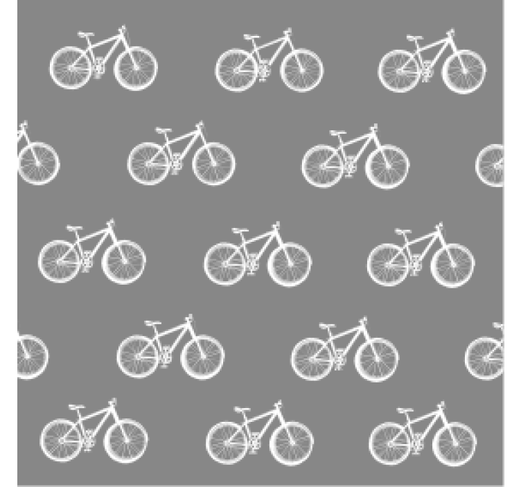 Modern coasters bicycle pattern design - TenStickers