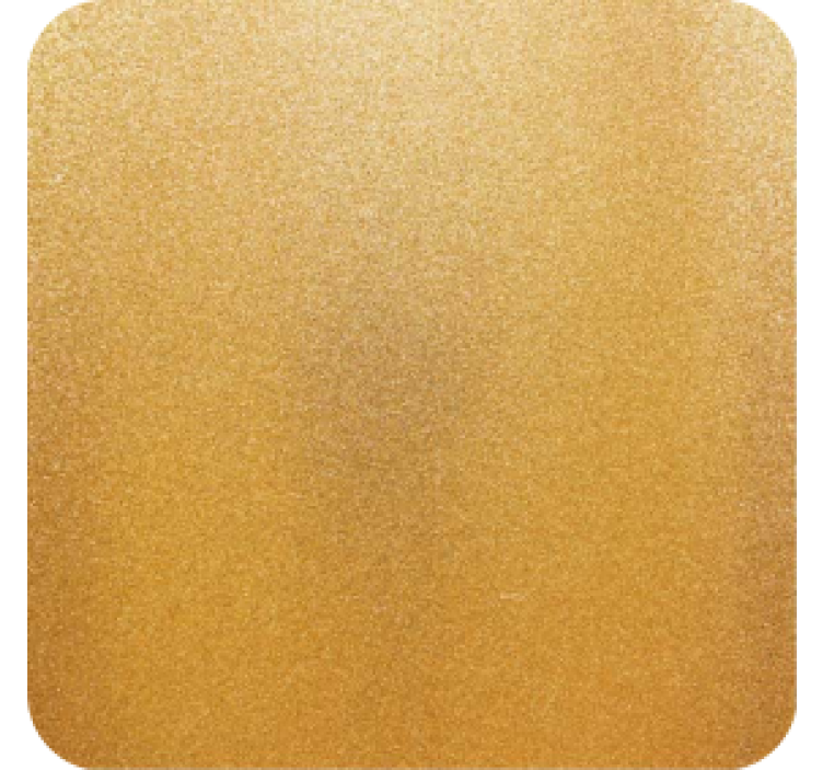 Texture coaster with shimmering golden surface - TenStickers
