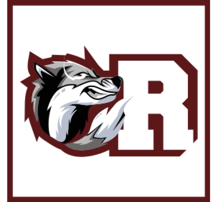 Customisable coasters wolf crest monogram - TenStickers