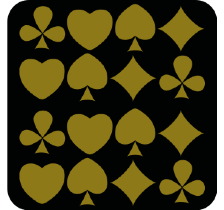 Texture coaster with geometric shapes design - TenStickers