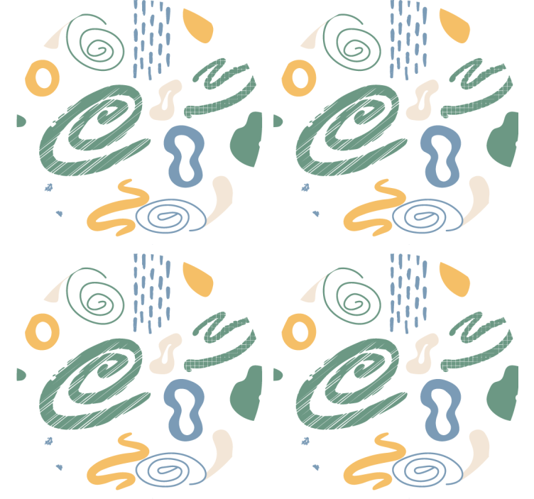 Texture coaster with abstract swirl patterns - TenStickers