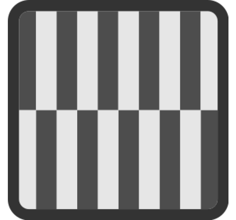 Texture coaster with striped surface design - TenStickers