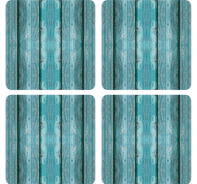 Texture coaster with textured plank surface - TenStickers