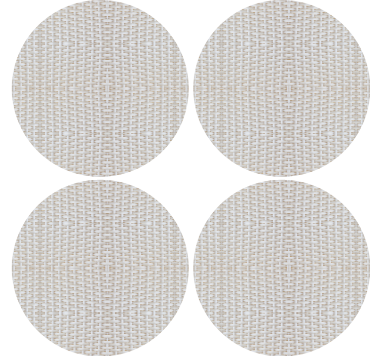 Texture coaster textured circular surface mats - TenStickers