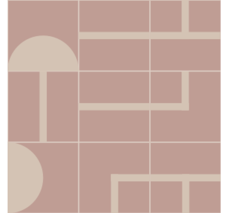 Geometric Patterned Surface texture coaster - TenStickers