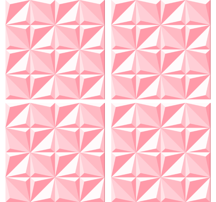 Texture coaster with textured geometric design - TenStickers