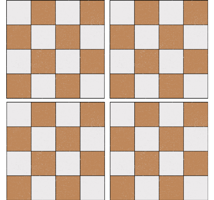 Texture coaster with square textured surface - TenStickers