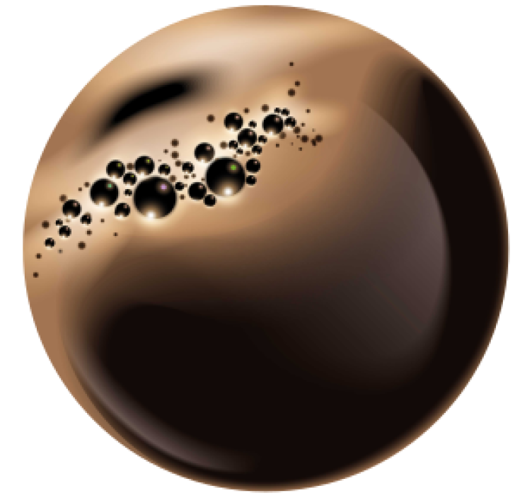 Coffe texture drink coasters - TenStickers