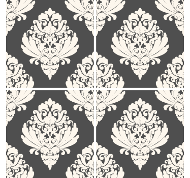 Texture coaster with decorative pattern surface - TenStickers