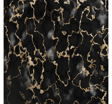 Texture coaster elegant black and gold design - TenStickers