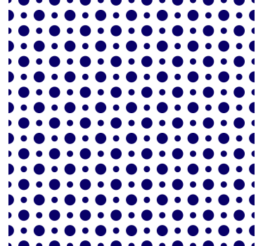 Texture coaster bold polka dot pattern - TenStickers