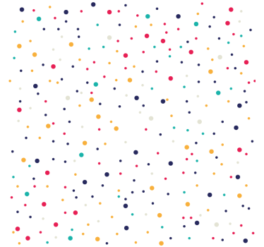 Texture coaster in vibrant dot design - TenStickers
