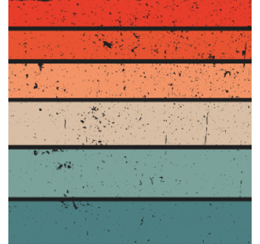 Texture coaster with textured striped layers - TenStickers