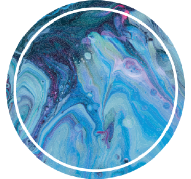 Texture coaster swirling blue design - TenStickers