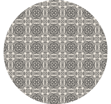 Texture coaster with circular patterned surface - TenStickers