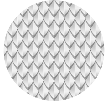 Texture coaster with elegant scaled design - TenStickers