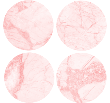 Texture coaster textured pink marble - TenStickers