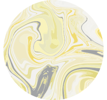Texture coaster marbled yellow swirl design - TenStickers