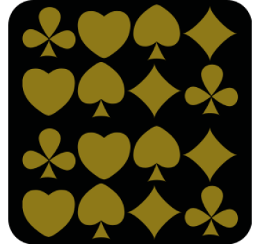 Texture coaster with geometric shapes design - TenStickers