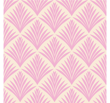 Pale pink leaf pattern texture coaster - TenStickers