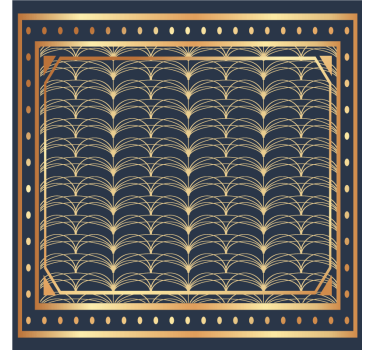 Texture coaster with elegant geometric design - TenStickers