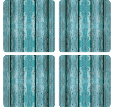 Texture coaster with textured plank surface - TenStickers