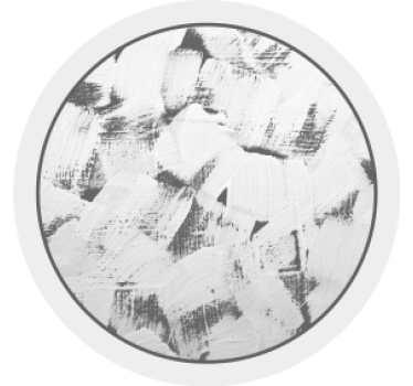 Abstract monochrome brushstrokes texture coaster - TenStickers
